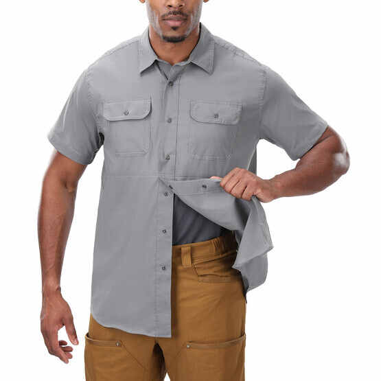 Vertx Short Sleeve Guardian Shirt in grey with concealed carry function